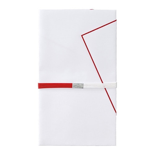 祝金封 赤白7本斜折 5枚パック×20