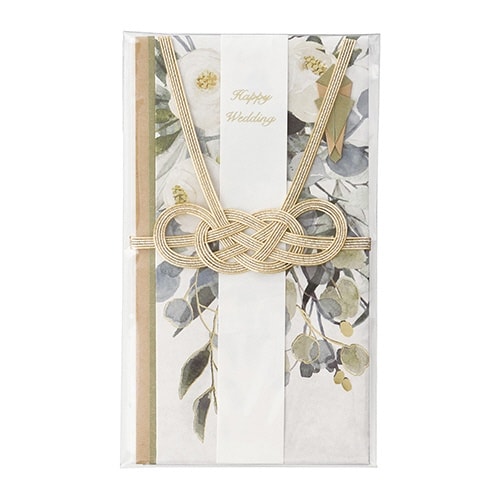 ボタニカル金封 グリーン×5