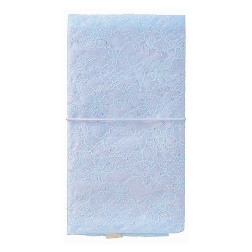 ベール巾着金封 ブルー×2