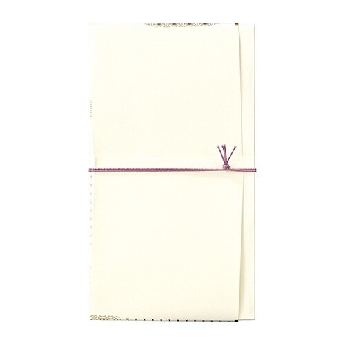 花飾り金封 白×5