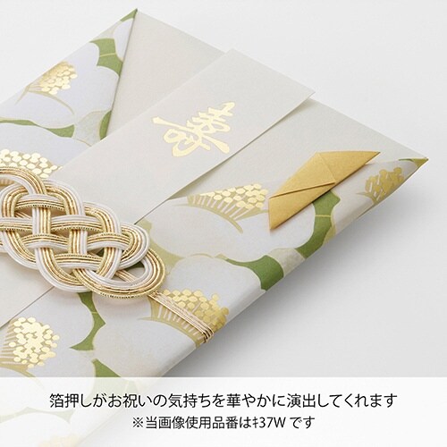 あわせ金封 白椿×5