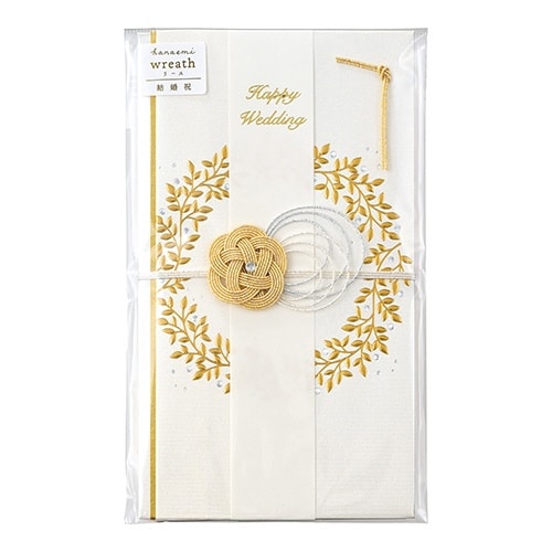 リース金封 ホワイト×5