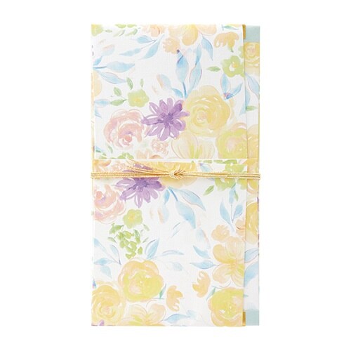 花柄御祝金封 イエロー×5