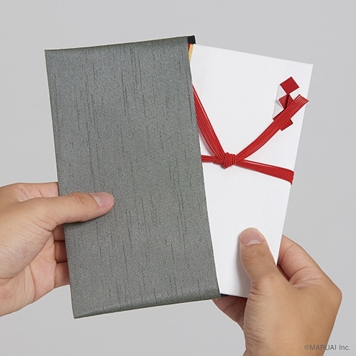 メンズふくさ グレー×2