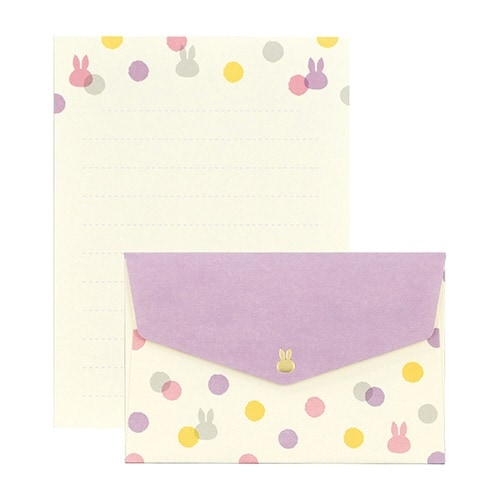 ミッフィーミニメッセージ ドットPU×5