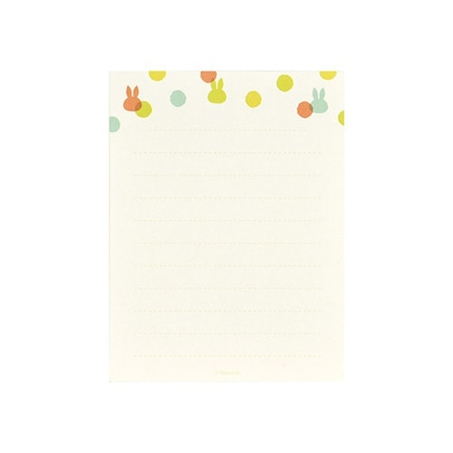 ミッフィーミニメッセージ ドットY×5