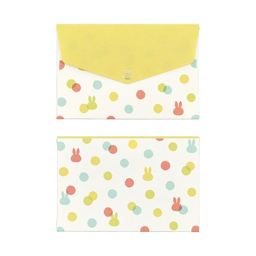 ミッフィーミニメッセージ ドットY×5