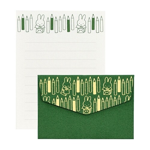 ミッフィーミニメッセージ えんぴつ×5