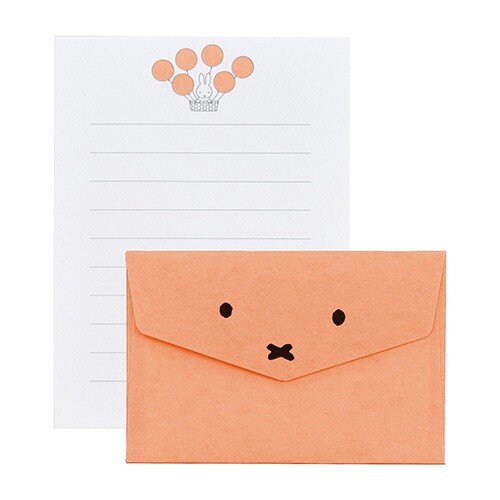 ミッフィーミニメッセージ あか×5