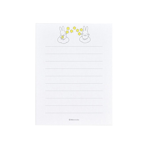 ミッフィーミニメッセージ きいろ×5