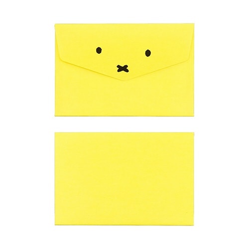 ミッフィーミニメッセージ きいろ×5