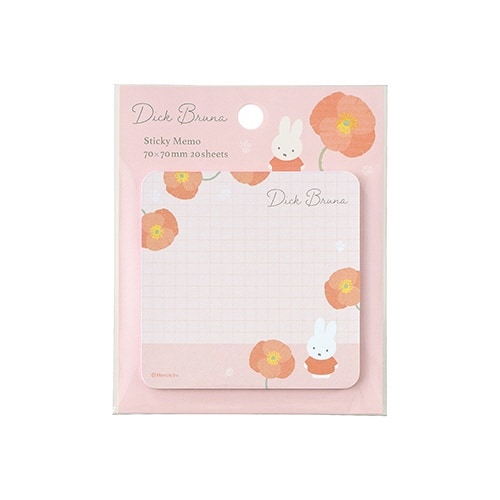 ブルーナ 付箋 フラワー/ミッフィー×5