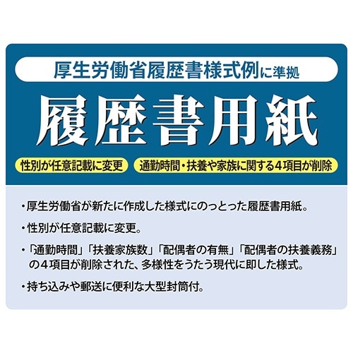 履歴書用紙 B5N×10