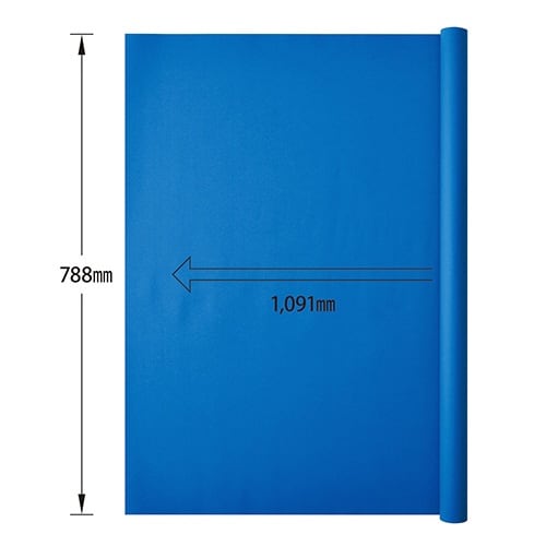 巻ラシャ紙 2枚巻 青×30