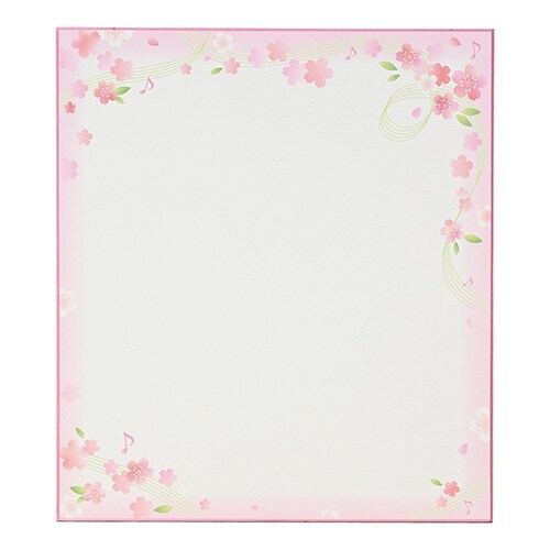 色紙 さくら×10