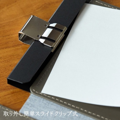 レザフェスUスライドメモパッド オリーブ A6×2