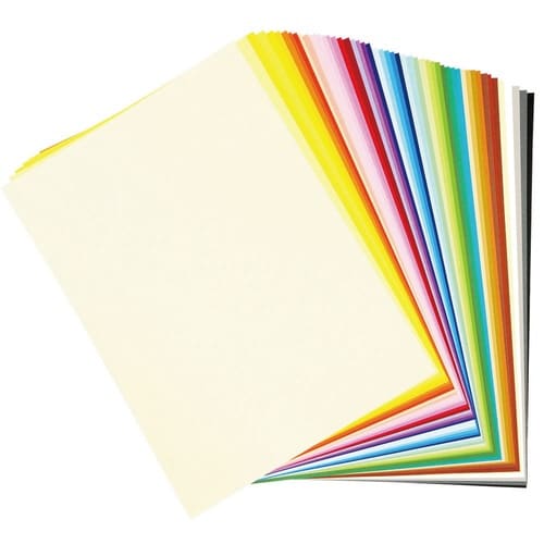 50色天糊色画用紙×5