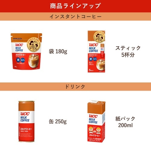 UCC ミルクコーヒー スティック 5本入×3