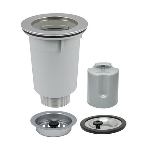 小型ゴミ収納器付防臭排水トラップ(50A) 2吋