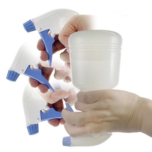 スプレーボトル 振り子式 500cc ブルー 6個