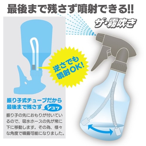スプレーボトル 振り子式 500cc ブルー 6個