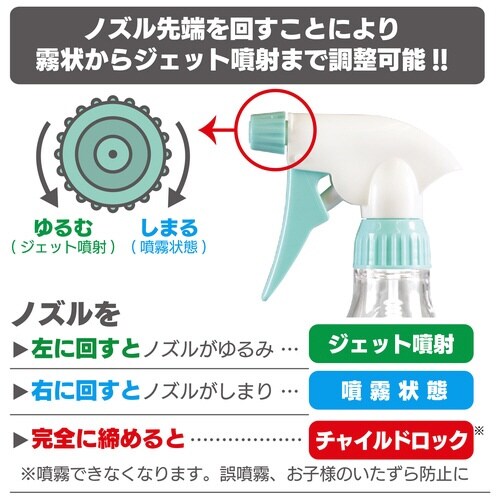 振り子式家庭用スプレー 300ml グリーン
