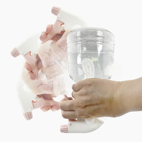 振り子式家庭用スプレー 500ml ピンク