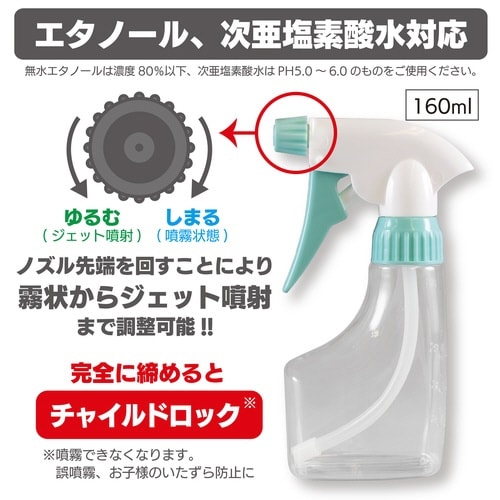 家庭用スプレー 160ml グリーン