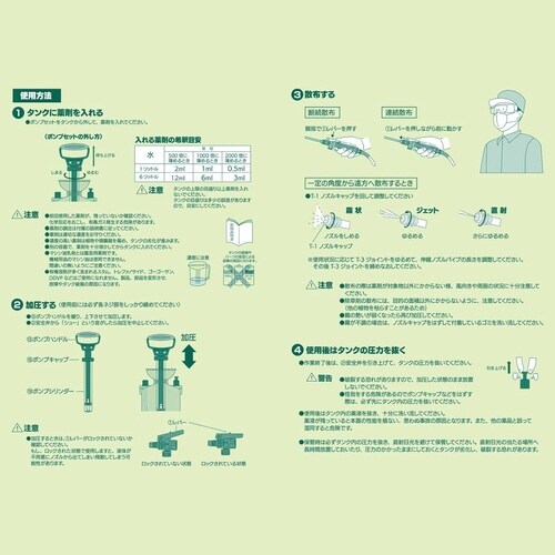 蓄圧式噴霧器 クリア