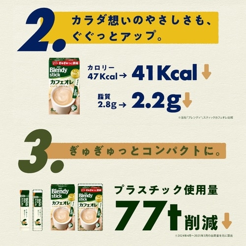 ブレンディスティック カロリーハーフ100本