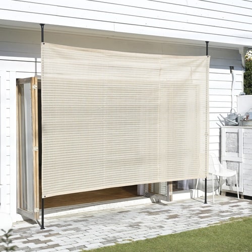 突っ張り目隠しサンシェード200×300IV