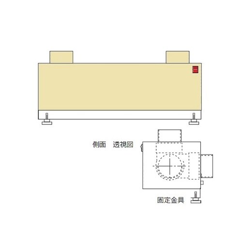 排気量調節アームダクト 卓上型ツイン