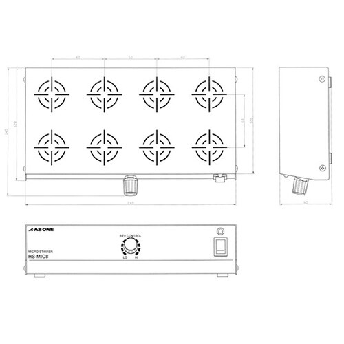 ミクロスターラー HS−MIC8検査書付