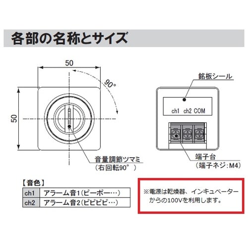 アラームオプションUP03A−100AS