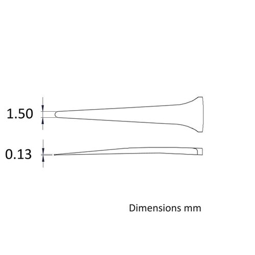 先端幅1.5mm 全長120mm ステン