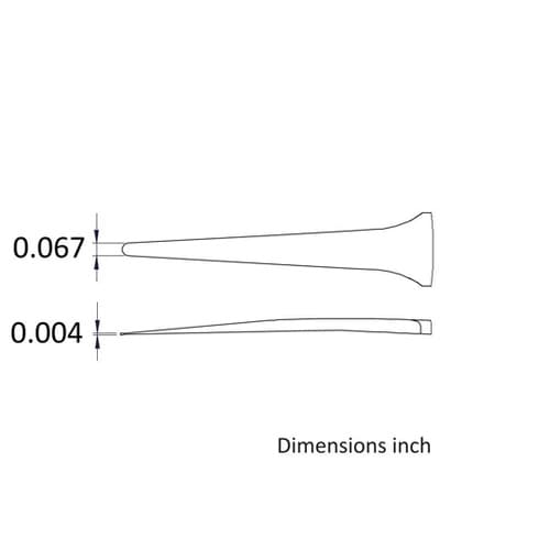 先端幅1.7mm 全長120mm ステン