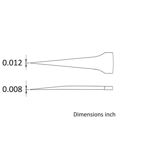 先端幅0.3mm 全長120mm ステン