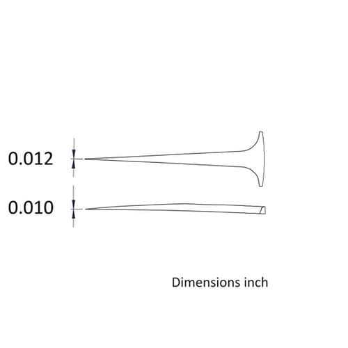 先端幅0.3mm 全長110mm ステン