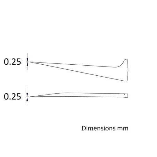 先端幅0.25mm 全長115mm ステ