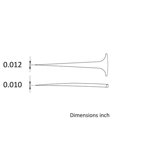 先端幅0.30mm 全長110mm エポ