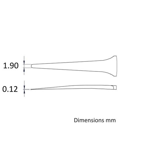 先端幅1.90mm 全長120mm 逆作