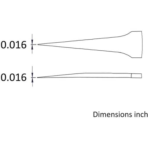 先端幅0.4mm 全長110mm ステン