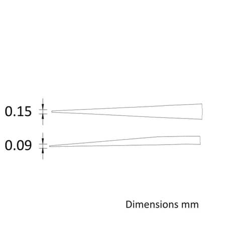 先端幅0.14mm 全長140mm ステ