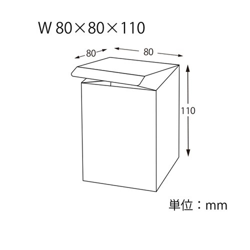 PVC クリスタルボックス 80×80×