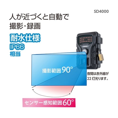 綺麗撮影センサ―カメラ SD4000