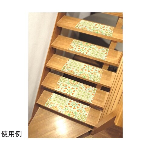 階段マット ミッキーマウス タイル 45