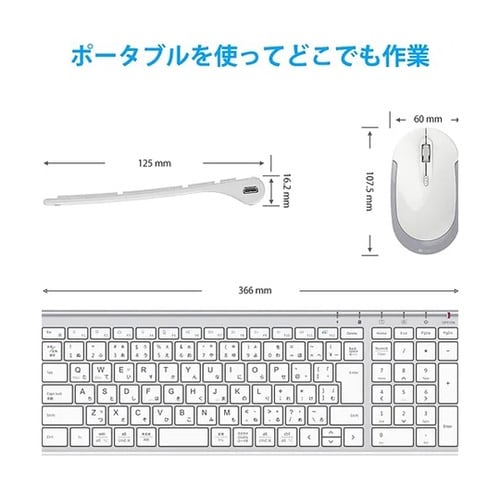 iClever ワイヤレスキーボード&マ