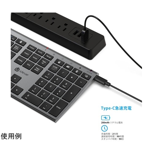 iClever ワイヤレスキーボード&マ