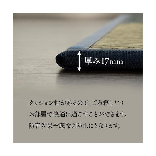 ニール カーペット 置き畳 ブルー 82