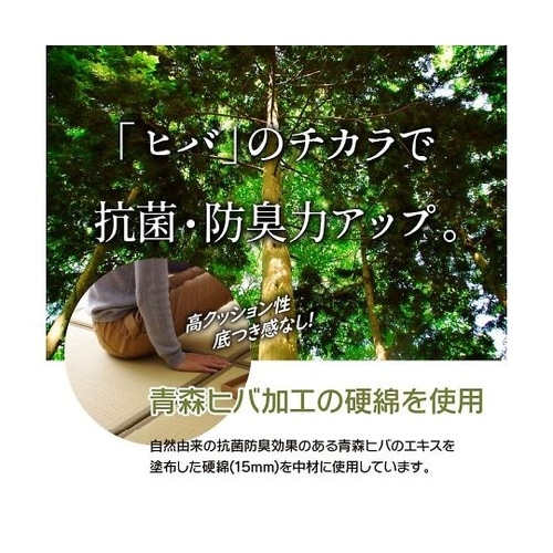 スカッシュ カーペット 置き畳 グリーン